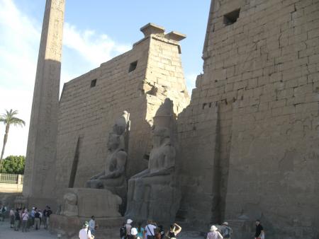 Entrée du temple de Louxor