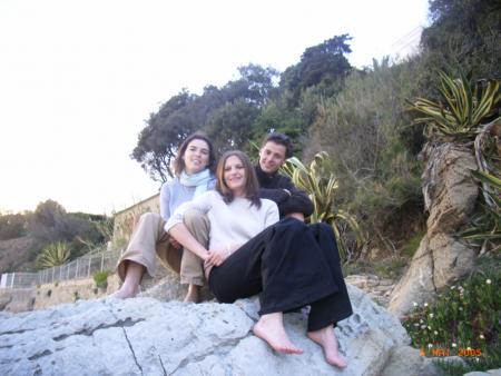 Sareuh, Morgeune et Cheurles on the rock